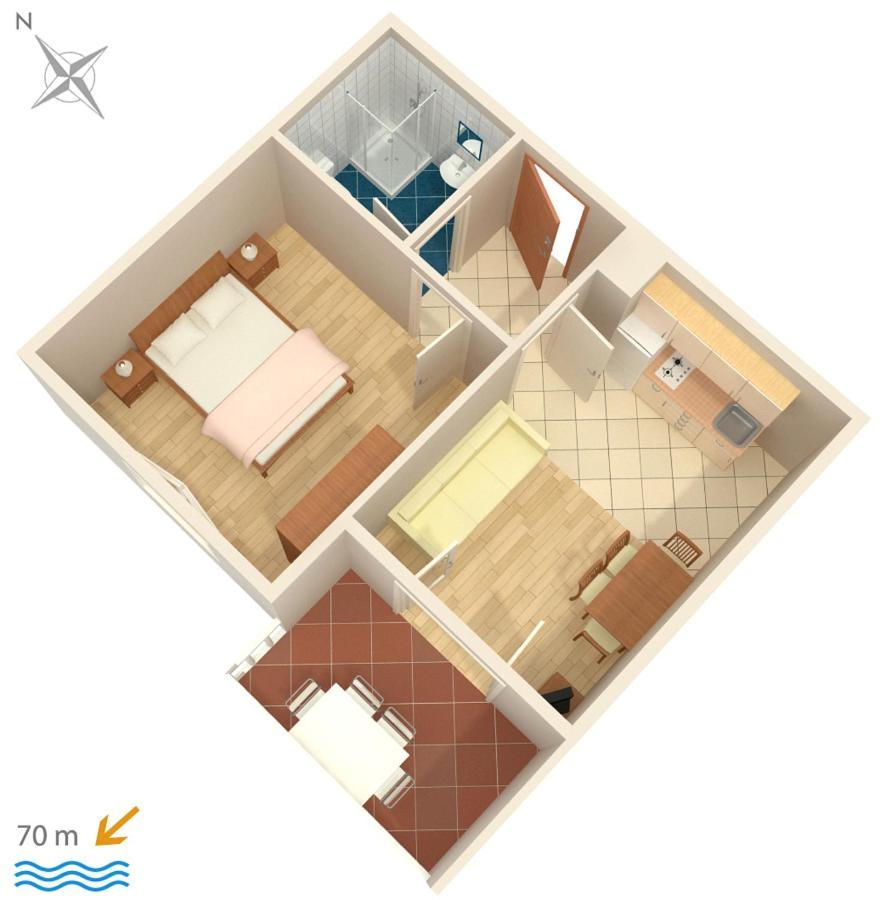 Apartments And Rooms By The Sea Cove Soline, Dugi Otok - 448 Вели Рат Екстериор снимка